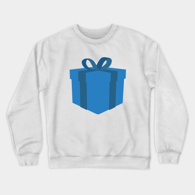 Blue gift box Crewneck Sweatshirt by DiegoCarvalho